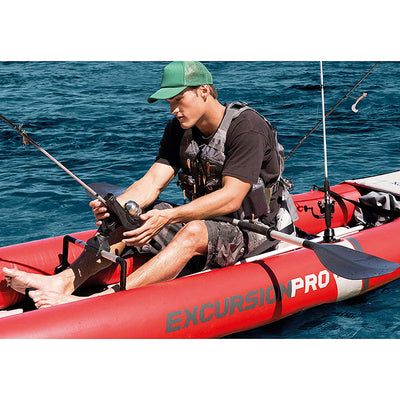 Intex Excursion Pro Kayak, Professional Series Inflatable Fishing Kayak
