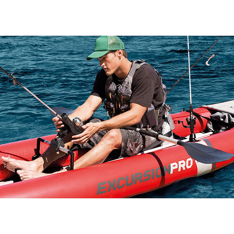 Intex Excursion Pro Kayak, Professional Series Inflatable Fishing Kayak