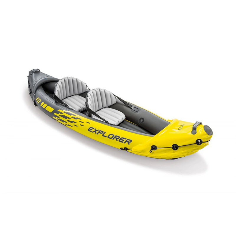 Intex Explorer K2 Kayak, 2-Person Inflatable Kayak with Oars and Hand Pump